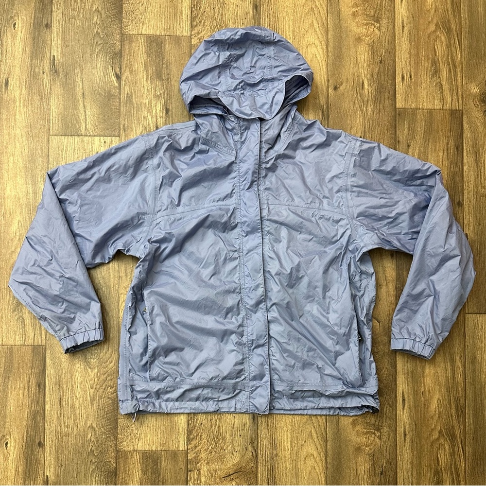 Cabelas Full Zip Hooded Windbreaker Rain Jacket Women’s Size XL